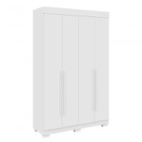 Guarda Roupa Polonia 4 Portas E 2 Gavetas – Linhamobilia Branco - 1