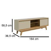 Aparador Bancada Para Sala Atlas - 7 Decor Cumaru E Opala - 4