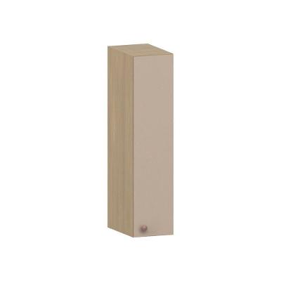 Armário Aéreo De Cozinha 20cm 1 Porta Classic Luciane Móveis Freijó/petala Rosa
