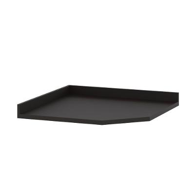 Tampo Para Balcão Canto Diagonal 74cm Classic Luciane Móveis Preto Txt
