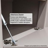 Cozinha Modulada Completa De Canto 10 Peças Com Tampo E Roda Freijó/freijó Brasil/verde Amalfi - 9