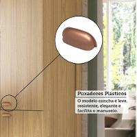 Paneleiro Duplo 70cm 4 Portas Classic Luciane Móveis Freijó/freijó Brasil - 6