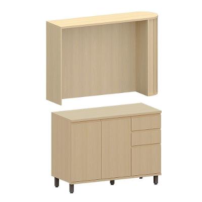 Bancada Cozinha C/ Tampo P/ Ilha 144cm E Balcão Aura Carvalho