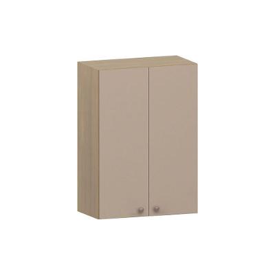 Armário Aéreo De Cozinha 60cm 2 Portas Classic Luciane Móvei Freijó/petala Rosa