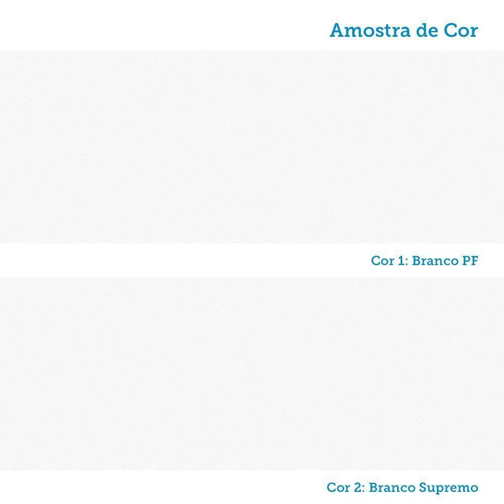 Cozinha Modulada Campacta 2 Peças Com Tampo Dora Luciane Móv Branco/branco Supremo - 7