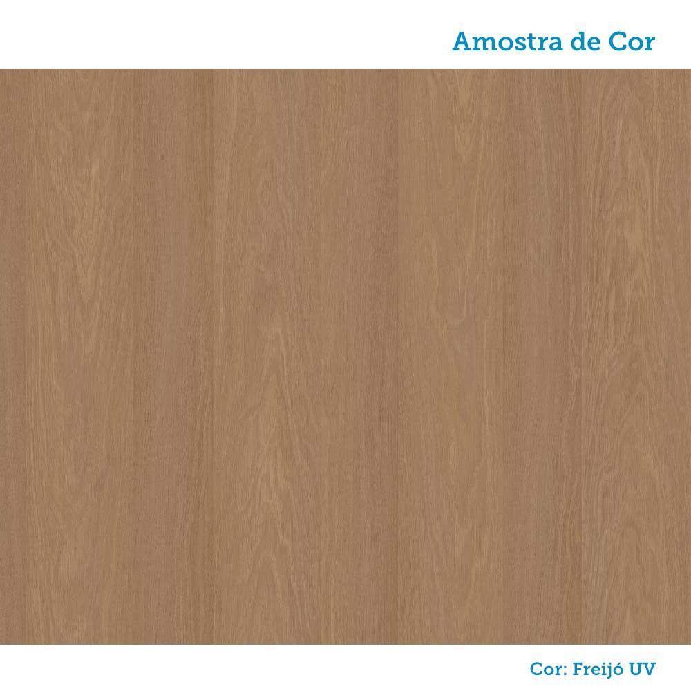 Armário Aéreo Para Cozinha 120cm 2 Portas Com Nicho Lúmina L Freijó/freijó - 8