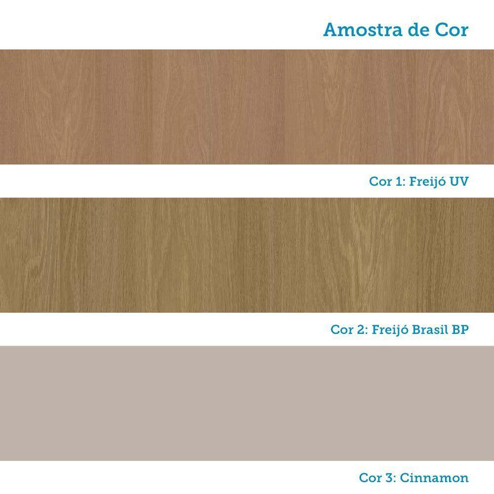 Paneleiro 70cm 4 Pts 1 Gav C/ Nicho Micro-ondas Elegance Luc Freijó/freijó Brasil/cinammon - 10