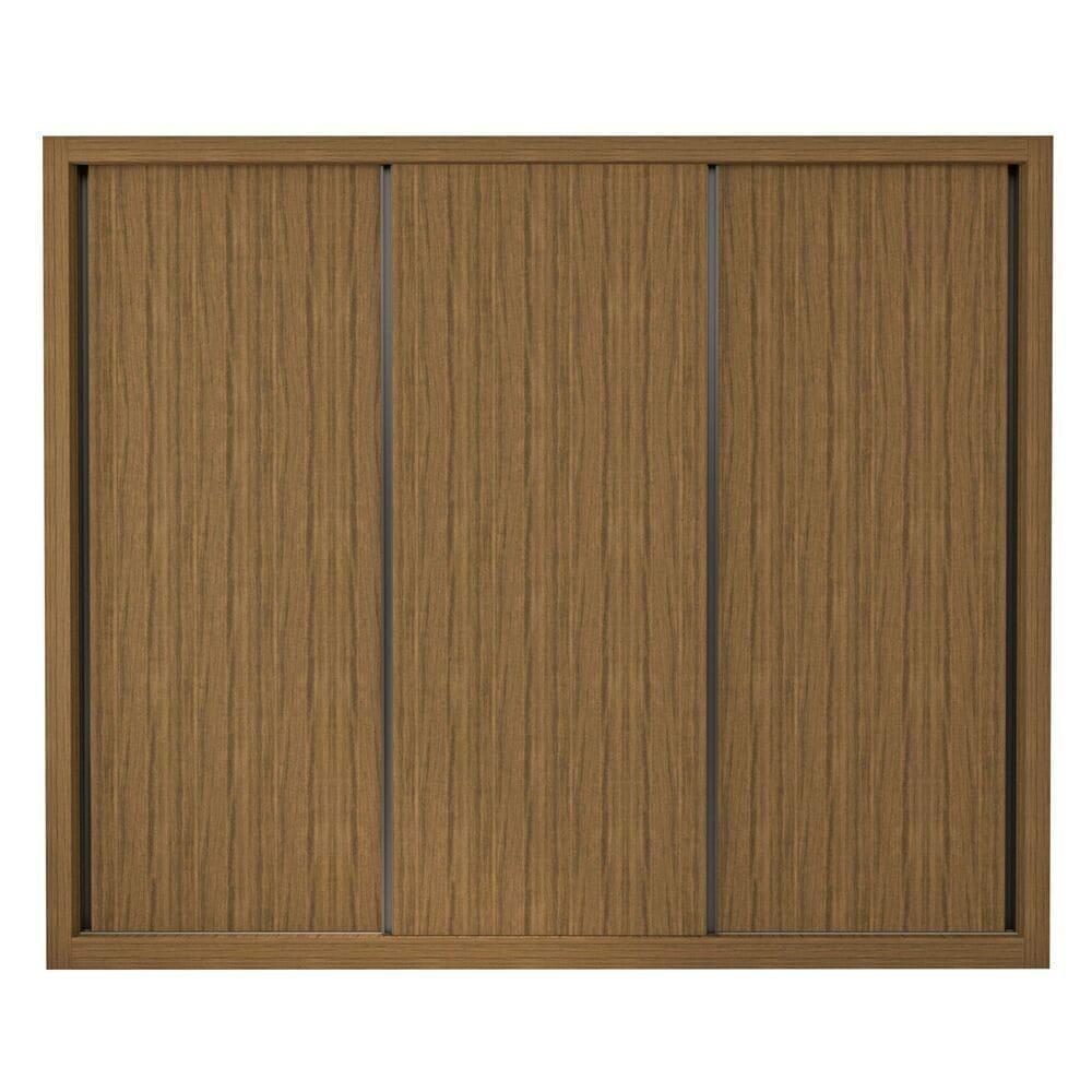 Guarda Roupa 3 Portas De Correr 6 Gavetas Nápoli Minastex Freijó - 8