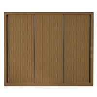 Guarda Roupa 3 Portas De Correr 6 Gavetas Nápoli Minastex Freijó - 8