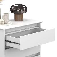 Mini Cômoda Para Quarto 3 Gavetas Prisma Branco - 2