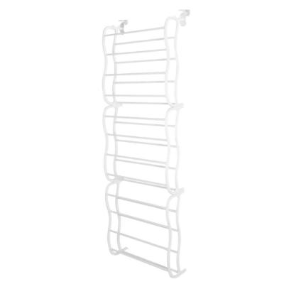 Sapateira Vertical De Parede E Porta Para 36 Pares Branca
