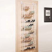 Sapateira Vertical De Parede E Porta Para 36 Pares Branca - 6