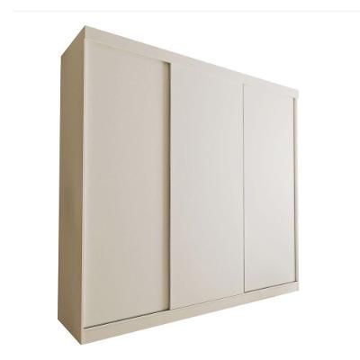 Guarda Roupa 3 Portas De Correr 4 Gavetas Cronos Minastex Branco