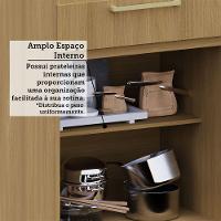 Paneleiro 70cm 4 Pts 1 Gav C/ Nicho Micro-ondas Elegance Luc Freijó/freijó Brasil - 7