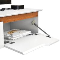 Rack Aparador Suspenso Flex Com 2 Portas Flop Branco - 7