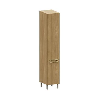 Paneleiro Simples 40cm 2 Pts Elegance Luciane Móveis Freijó/freijó Brasil