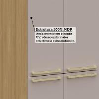 Paneleiro Duplo 70cm 4 Pts Elegance Luciane Móveis Freijó/cinammon - 5