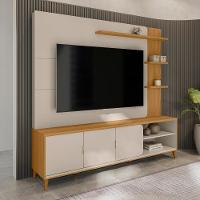 Home Estante Rack Napoli Para Tv Até 70 Polegadas Tauari/off White Fosco - 1
