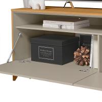 Rack Bancada Dubai 1.6 Para Tv Até 70 Polegadas Tauari/off White Fosco - 6