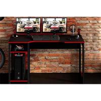 Mesa Computador Gamer ME4152 Preto/Vermelho - Tecno Mobili - 2