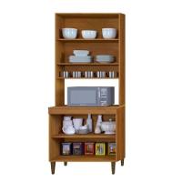 Paneleiro Torre Quente Atenas 4 Portas Kaiki Móveis Nature Off White