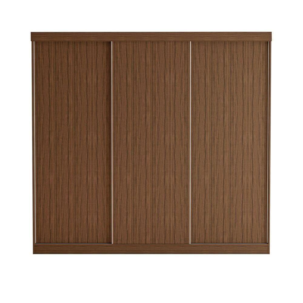 Guarda Roupa 3 Portas De Correr 4 Gavetas Cronos Minastex Freijó - 4