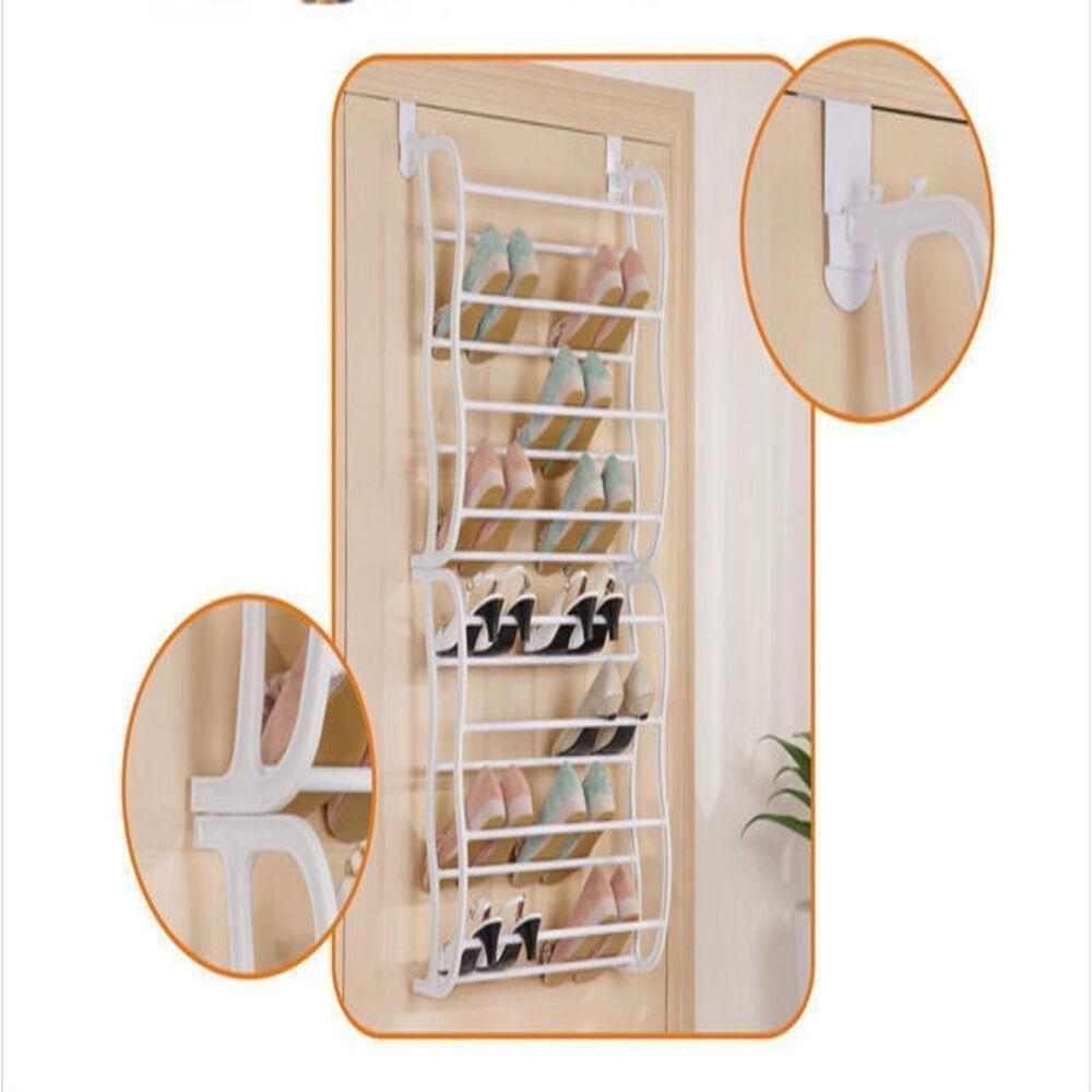 Sapateira De Porta Para 48 Calcados Vertical 24 Pares De Sapatos E Tenis 8 Andares Em Metal - 4