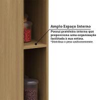 Armário Aéreo 20cm 1 Pt Elegance Luciane Móveis Freijó/freijó Brasil - 5