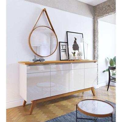 Aparador Para Sala Buffet Ambiente Classic 1.6 Com Gaveta Off White Nature - Imcal