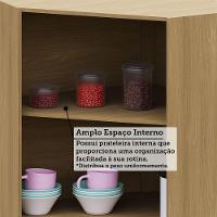 Armário Aéreo Canto Diagonal 74cm 2 Pts Elegance Luciane Móv Freijó/freijó - 5