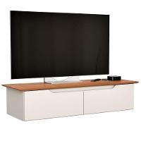 Rack Aparador Suspenso Flex Com 2 Portas Flop Off White/freijó - 1