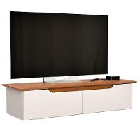 Rack Aparador Suspenso Flex Com 2 Portas Flop Off White/freijó - 6