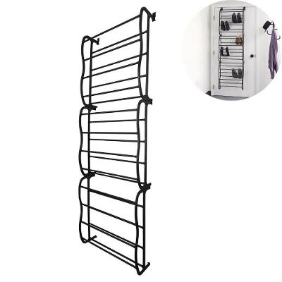 Sapateira Vertical De Parede Para 36 Pares - Organize Com Estilo Cor:preta