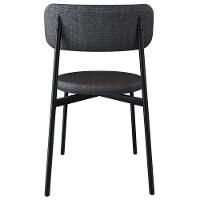 Cadeira De Jantar Estofada Kit 8 Nyka M25 Linho Grafite - Mpozenato - 7