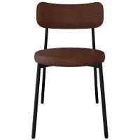 Cadeira De Jantar Estofada Kit 8 Nyka M25 Sintético Marrom - Mpozenato - 6