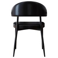 Cadeira De Jantar Estofada Kit 4 Chloe M25 Sintético Preto - Mpozenato - 7