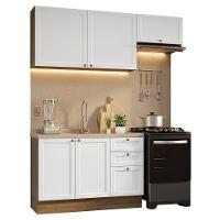 Armário De Cozinha Compacta 180 Cm Vik Madesa 02 Rustic/branco - 2