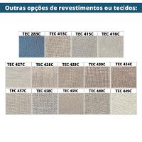 Sofá Oslen Ozki 182 Cm Madeira Eucalipto Cedro Tecido Azul Corda Junco Natural - 8