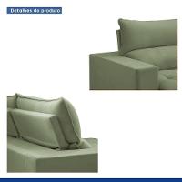 Sofá Retrátil E Reclinável Martinho Boucle Verde 2,30m - 10