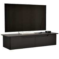 Rack Aparador Suspenso Flex Com 2 Portas Flop Preto - 1