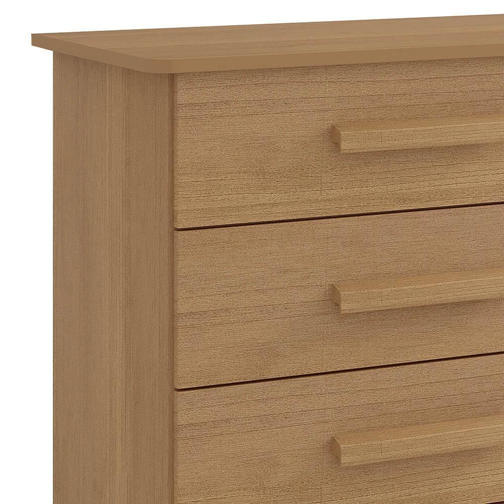 Cômoda Firenze 4 Gavetas Com Sapateira 1 Porta D'doro Cinamomo - 3