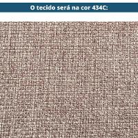 Sofá évora Ozki 140 Cm Madeira Eucalipto Cedro Tecido Cinza Corda Redonda Rami - 5