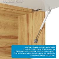 Cozinha Compacta 7 Peças Sem Tampo E Com Nicho Micoondas Lun Nogueira Dourado/cinammon - 6