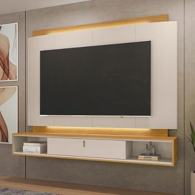 Home Painel Havana Para Tv Até 75 Polegadas Com Led Tauari/off White Fosco