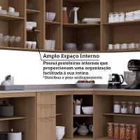 Cozinha Completa 6 Pçs Espaço Micro-ondas, Ilha, Tampo 347cm Freijó/freijó Brasil - 8