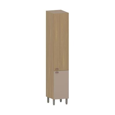 Paneleiro 40cm 2 Portas Classic Luciane Móveis Freijó/freijó Brasil/petala Rosa