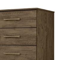 Cômoda Para Quarto 61cm Com 4 Gavetas Miriad Castanho Wood Z17 - Mpozenato - 5