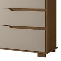 Cômoda Para Quarto 147cm Com 8 Gavetas Parma Carvalho/fendi Z17 - Mpozenato - 6