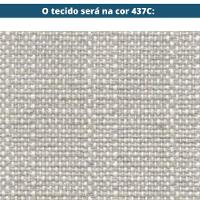 Sofá Gandú Ozki 137 Cm Madeira Eucalipto Cedro Tecido Bege Corda Couro Reconstituído