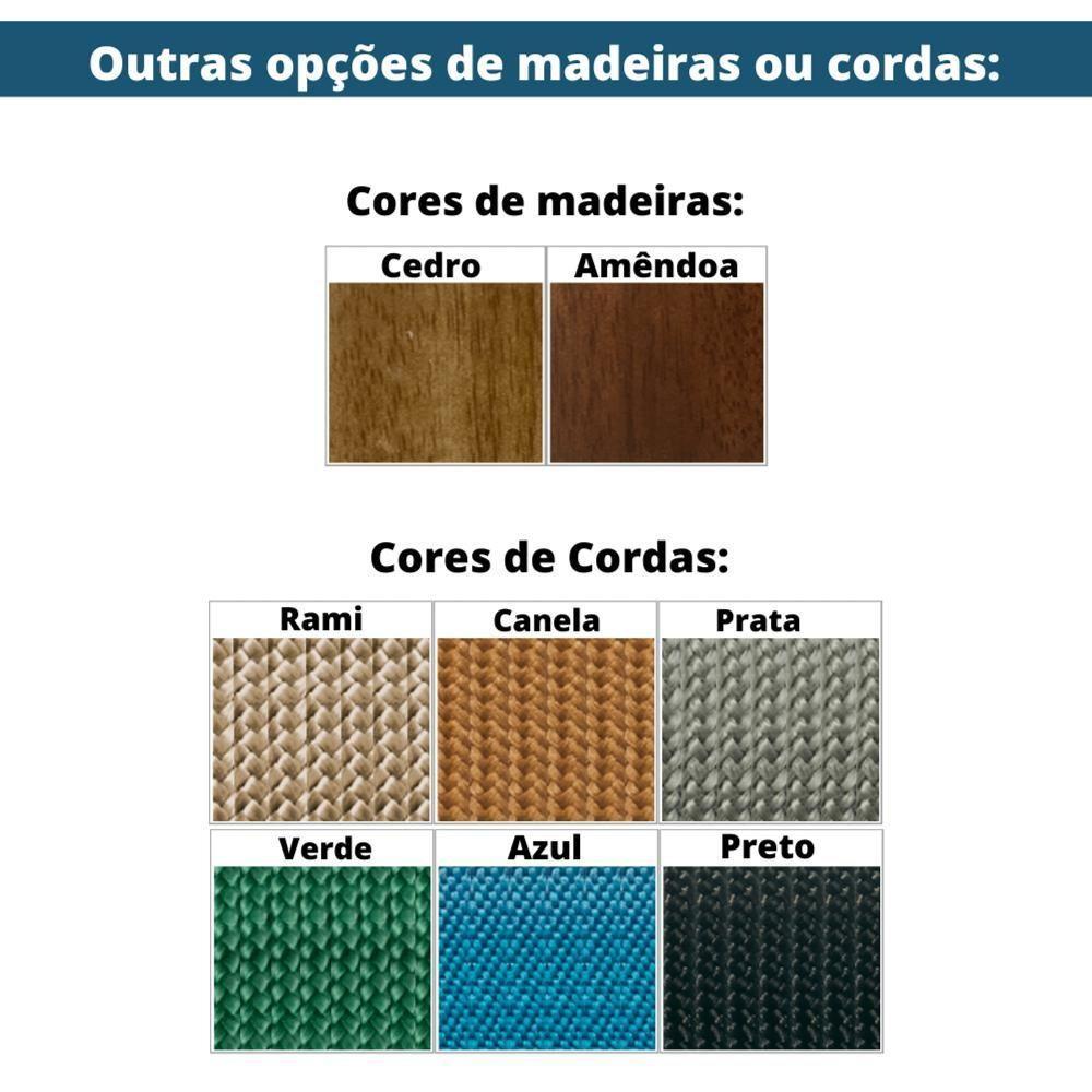 Sofá Alva Ozki 138 Cm Madeira Eucalipto Cedro Tecido Bege Corda Couro Reconstituído - 8